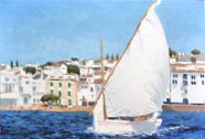 Cuadro al oleo de Cadaqués Oleo de cadaques