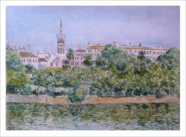 Acuarela de Sevilla