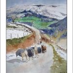 Paisaje de un valle de Cantabria