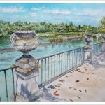 Paisaje de Aranjuez junto al río Tajo
