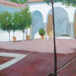 Patio en la Alcazaba de Málaga