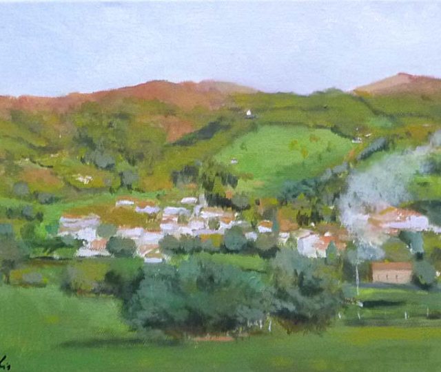 Paisaje de Anievas, Cantabria