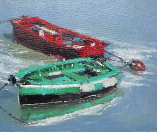 Barcas en Bermeo, Vizcaya