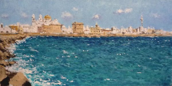 Cuadro al oleo de Cádiz