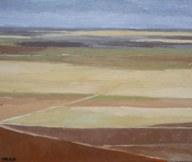 Paisaje al óleo de Castilla y León