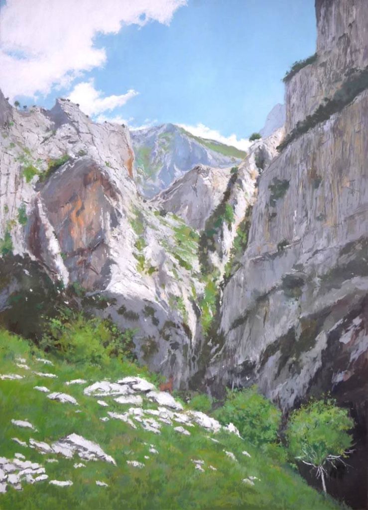 Óleo de los Picos de Europa