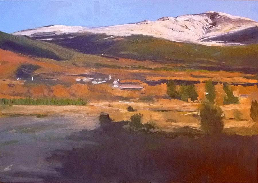 Cuadro al óleo de la Granja