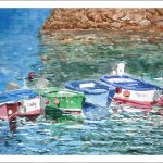 Barcas en Luarca, Asturias