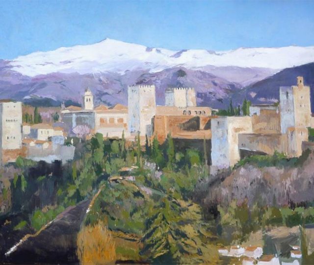 Oleo de al Alhambra, Granada