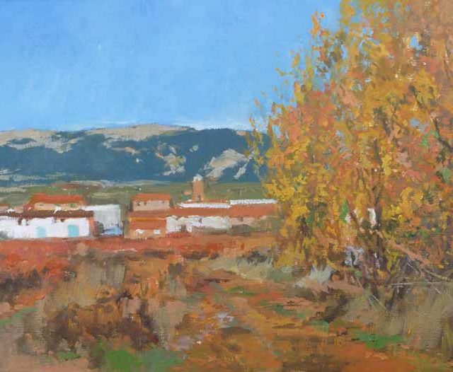 Paisaje en óleo de Fuenmayor