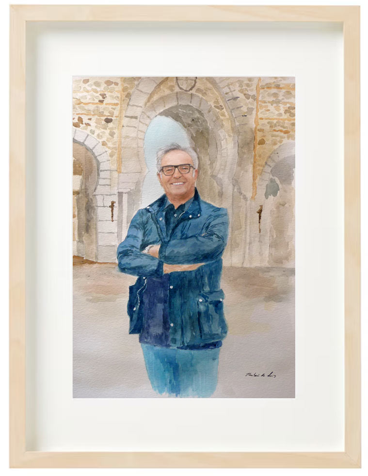 Cuadro de un retrato personalizado a partir de una foto