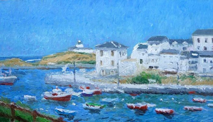 Cuadro al oleo de Tapia de Casariego, Asturias Cuadro al oleo de Tapia de Casariego, Asturias