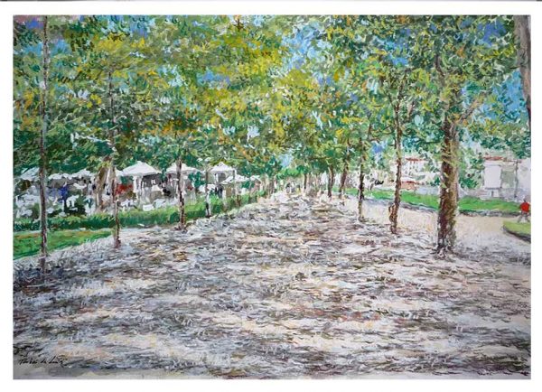 Cuadro del Paseo de Recoletos, Madrid
