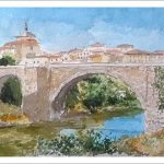 El puente de San Martín, Toledo.