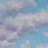 Ampliación en detalle de las nubes en el cuadro