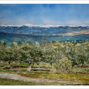 Cuadro de El Guadarrama desde el monte de El Pardo