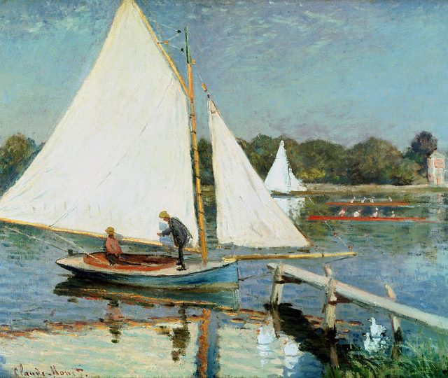 El Sena en Argenteuil, Claude Monet