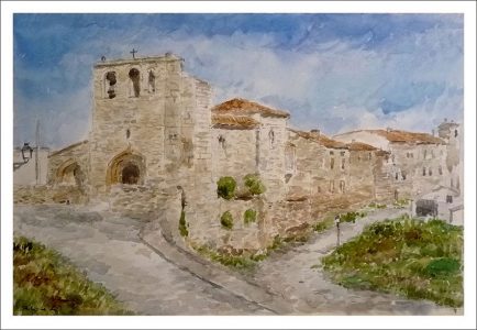 Paisaje de el pueblo de Haza, Burgos