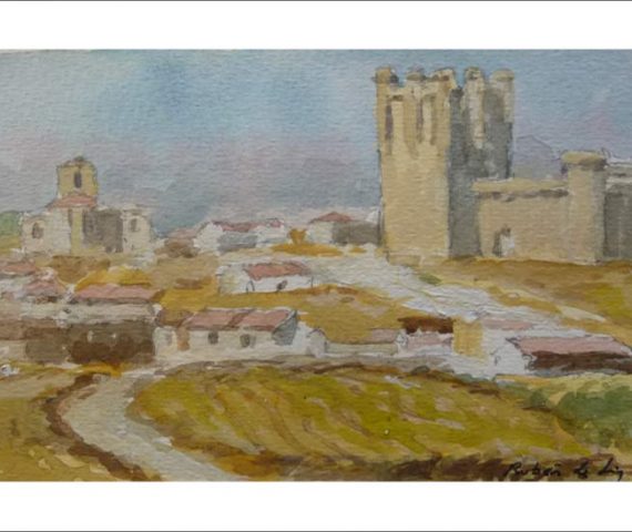 Acuarela de Torrelobatón, Valladolid