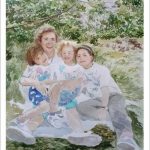 Retrato en acuarela de una niña por encargo