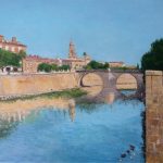 Paisaje de Murcia y el río Segura
