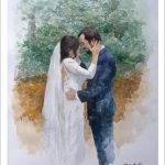 Retrato al oleo de una niña