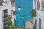 Cuadro al oleo de Altea pintado por Rubén de Luis