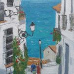 Una calle de Altea, Alicante