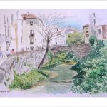 El Puente Cabrera en la Carrera del Darro, Granada
