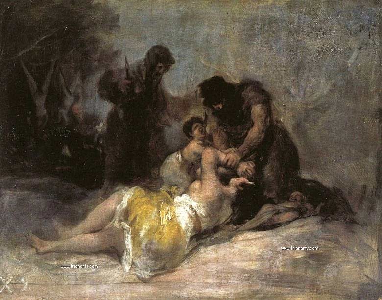 Francisco de Goya, escena de asesinato