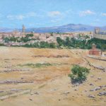 Paisaje de una vista de Segovia.