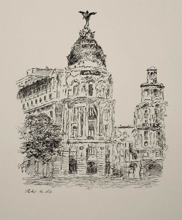 Nuevos dibujos a tinta y a plumilla de Rubén de Luis