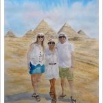 Retrato de un recuerdo de viaje