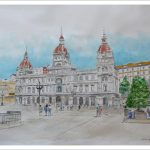 La Plaza de María Pita, La Coruña