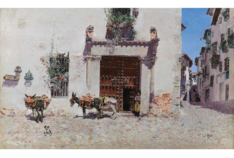 La aguadora de Toledo del pintor Martín Rico y Ortega