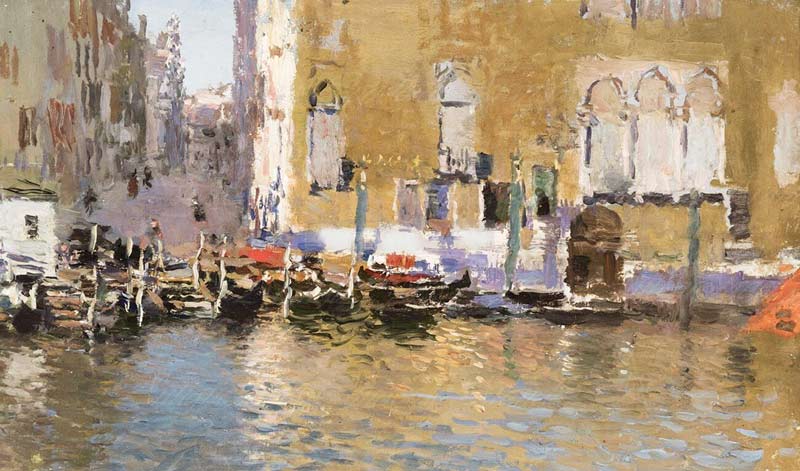 Estudio de Venecia del pintor Martín Rico y Ortega