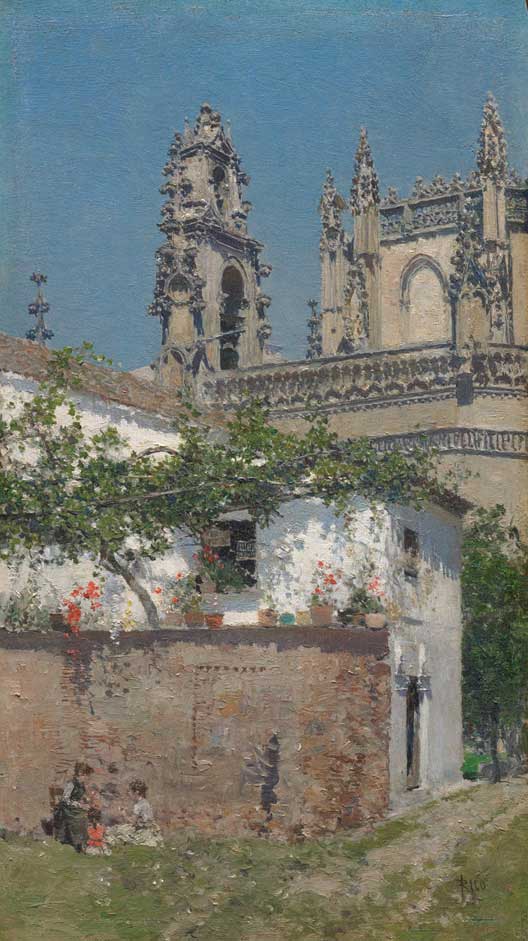 Cuadro de Granada del pintor Martín Rico y Ortega