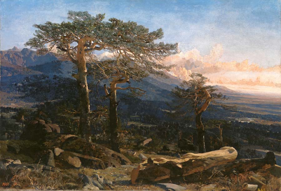 Paisaje de la Sierra de Guadarrama de Marín Rico y Ortega