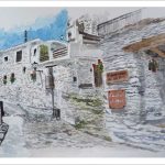 Una calle de Trevélez, Granada