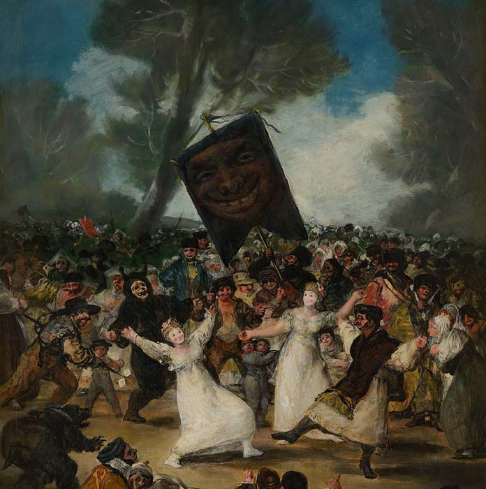 El entierro de la sardina de Francisco de Goya El entierro de la sardina, Francisco de Goya