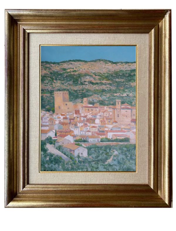 Un cuadro de un paisaje de Moratalla, Murcia