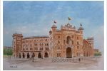 Acuarela de la plaza de Toros de las Ventas, Madrid