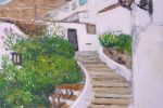 Cuadro al oleo de Altea realizado por Rubén de Luis