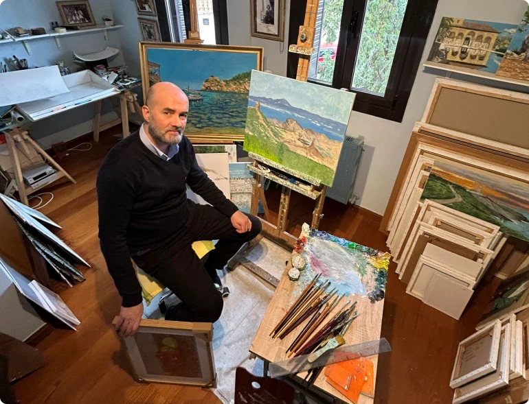Rubén de Luis, pintor, noticias sobre el artista